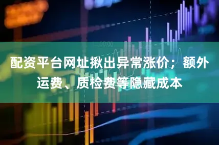 配资平台网址揪出异常涨价；额外运费、质检费等隐藏成本